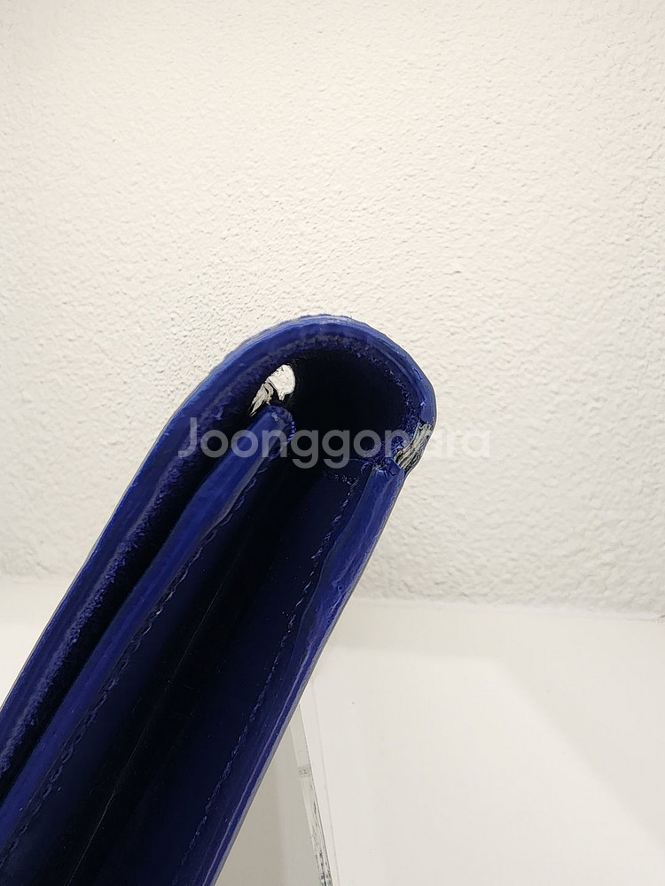 생로랑 벨드쥬르 페이던트 클러치 블루 361120--2
