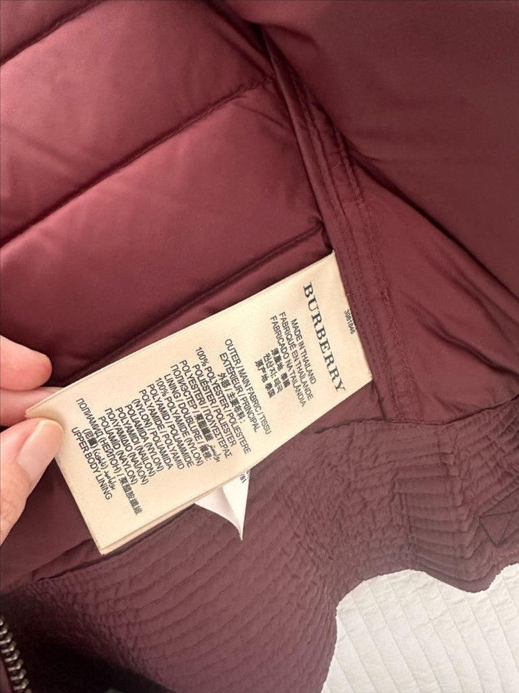 버버리 경량 숏패딩--7