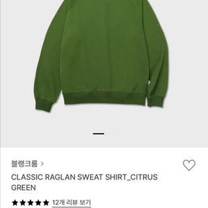 블랭크룸 클래식 래글런 스웻셔츠 0