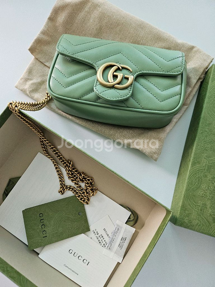 구찌 GG 마몽 체인백--1