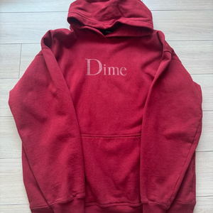 다임 dime 후드티 와인 / 레드 L