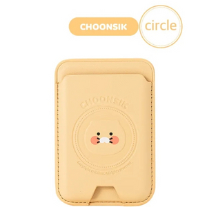 치즈 춘식이 가죽 맥세이프 카드지갑