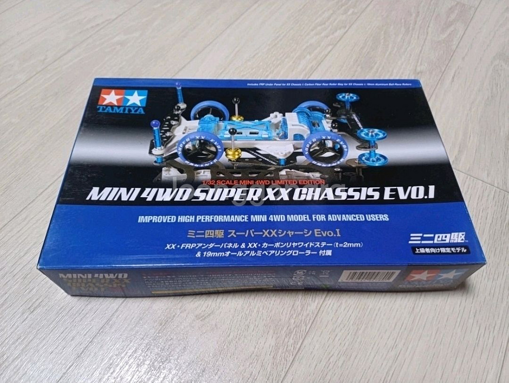타미야 미니4WD 슈퍼XX섀시 EVO.1 미개봉 새제품--0