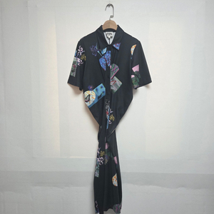 빔바이롤라 블랙팜 셔츠 롱 원피스 블랙(M)