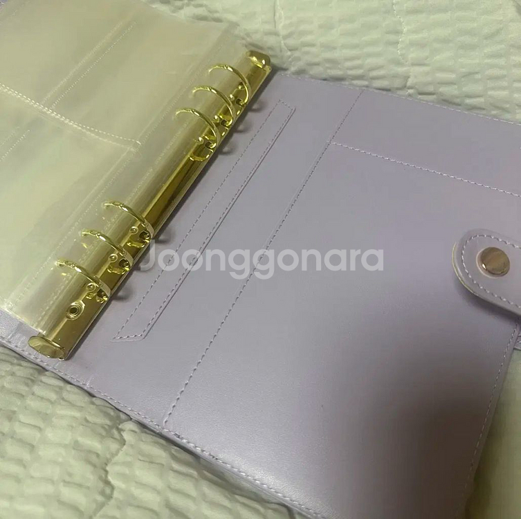 미뉴잇 마카롱 바인더 퍼플 판매양도--2