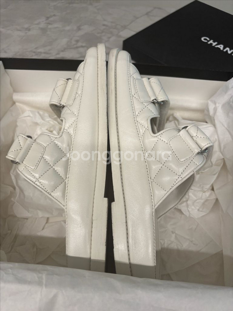 샤넬 벨트로 샌들--3