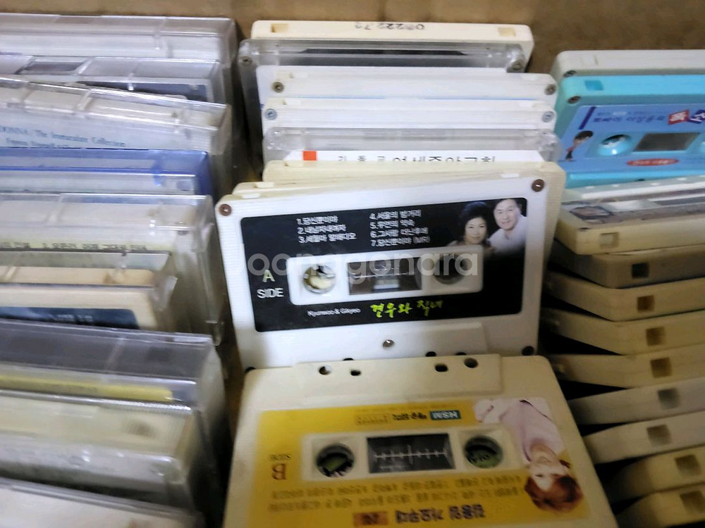 추억의 카세트 테이프 110개 일괄판매 (오디오 앰프--5