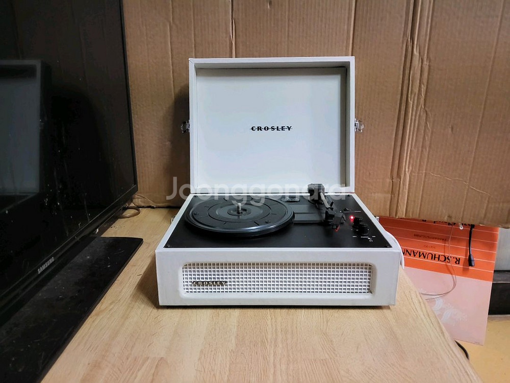 크로슬리 전축 고장품 (오디오 앰프 스피커 LP턴테이블--0