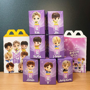 해피밀 BTS 7종 일괄 이미지