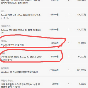 케이스 b650m 메인보드 파워 판매