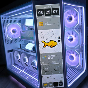 라이젠7 9800X3D RTX5080 Y70 스크린PC