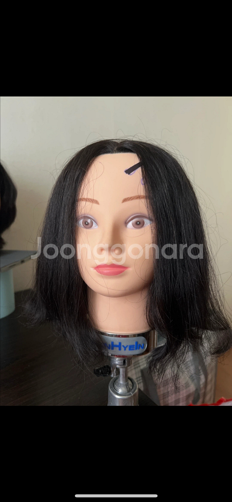 천혜인 드라이가발 퍼머 롤 연습가발--0