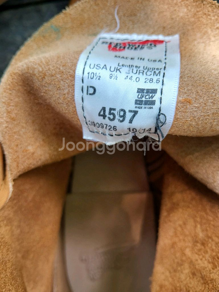 레드윙 4597 라운드토 미사용신품 280~285--6