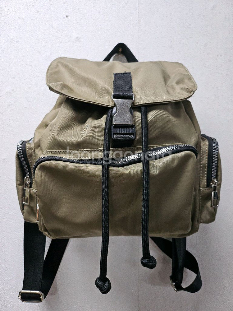 카키 미니 포켓 백팩--0