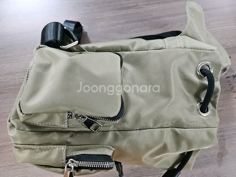 카키 미니 포켓 백팩--4