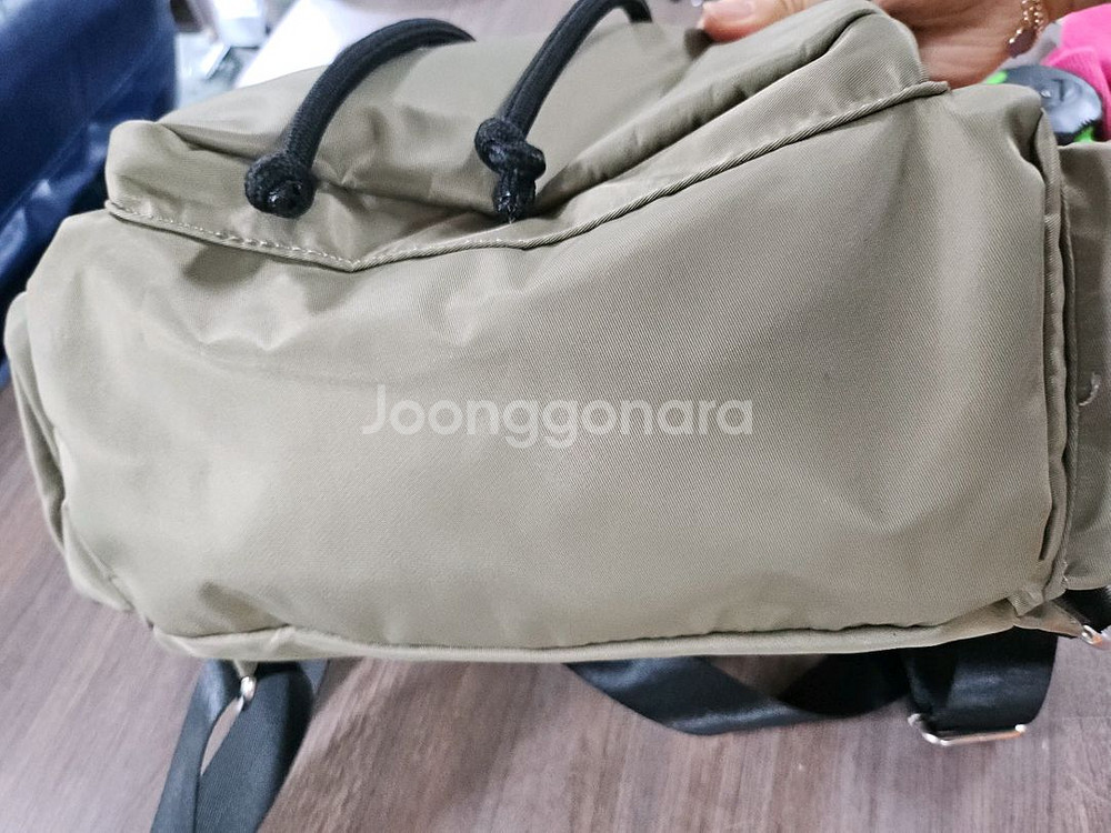 카키 미니 포켓 백팩--5