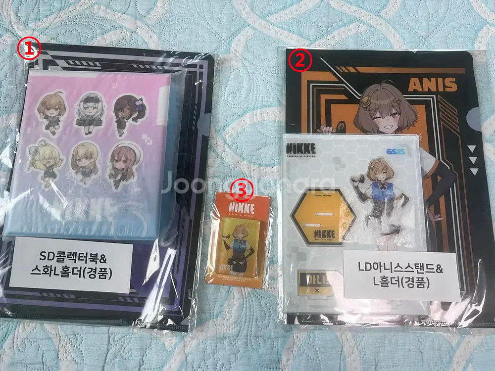 (일괄판매) 니케 gs25 sd콜렉터북&아크릴스탠드--0