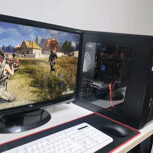 인텔i5 7400/GTX1050/게이밍PC+모니터 풀셋