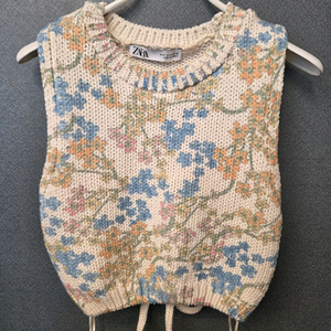 자라 크롭조끼 (가을.겨울용)