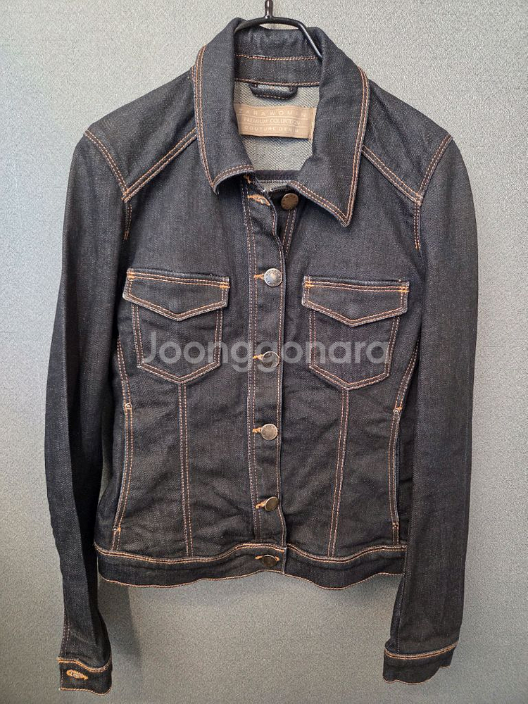 자라 생지데님자켓--0