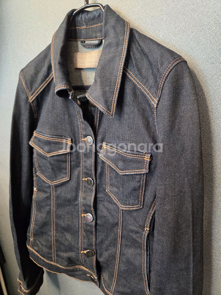 자라 생지데님자켓--2