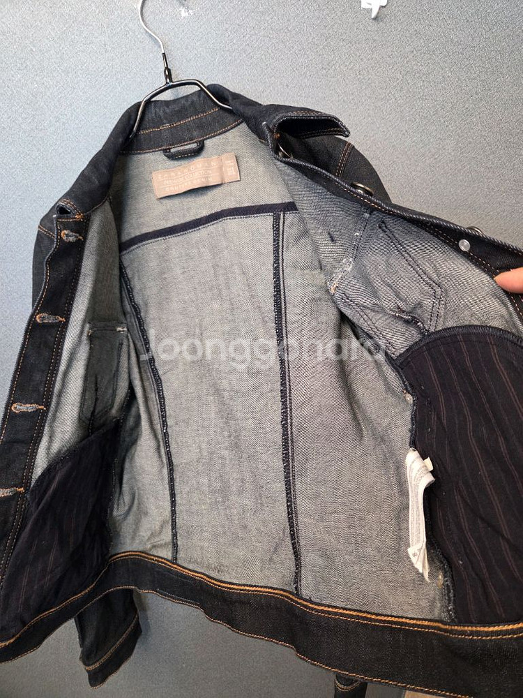 자라 생지데님자켓--7