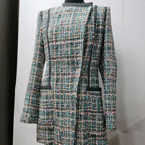 미샤 트위드 롱 자켓 코트 스타일 85