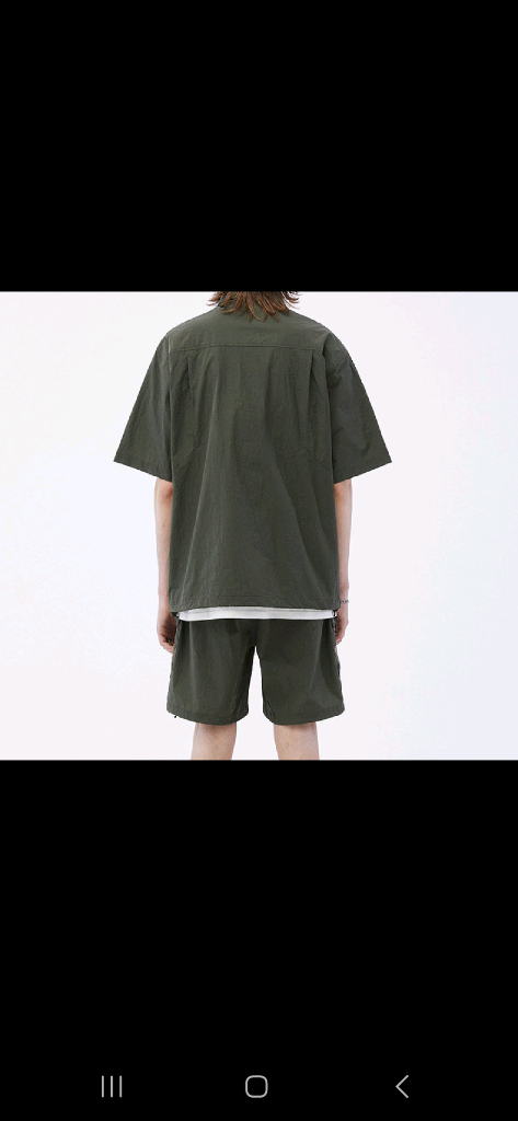 셋업)스위브Air Hole Mash 반팔과팬츠 셋업--2