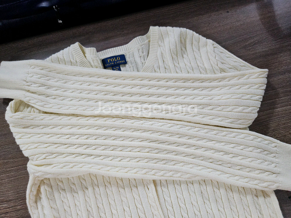 폴로 랄프로렌 아이보리 가디건 (16)XL 성인55--2