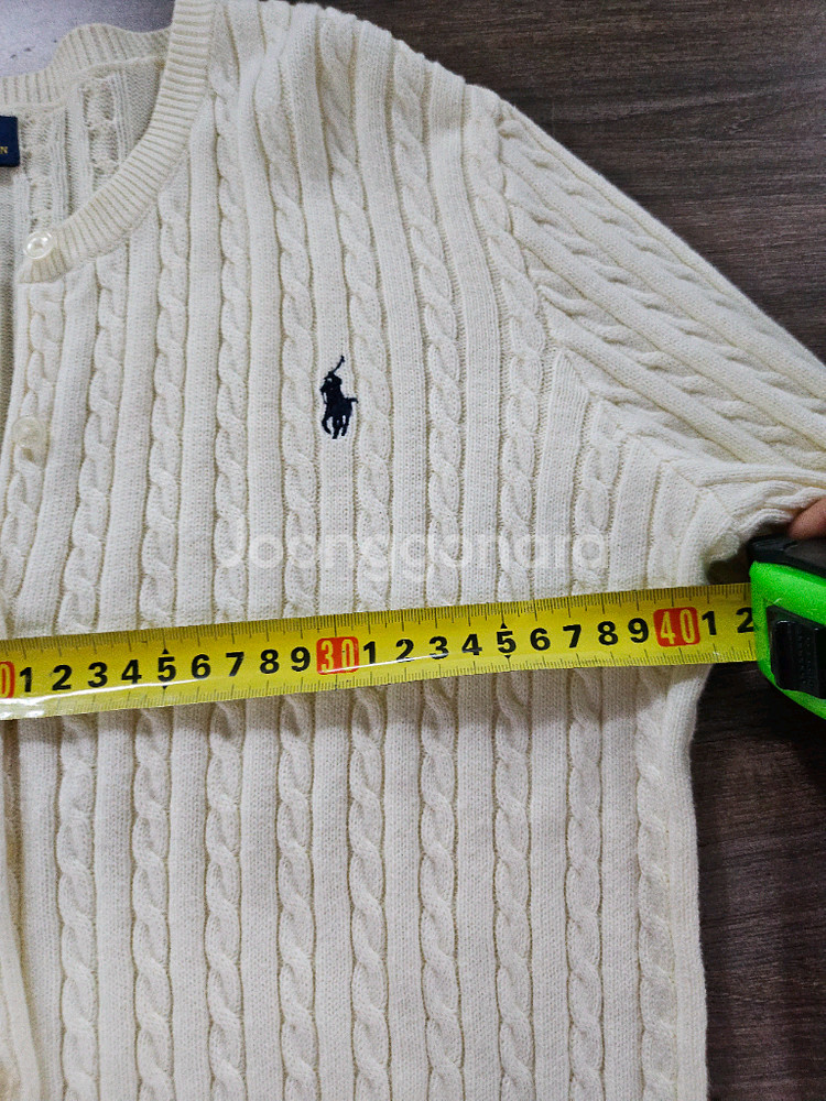 폴로 랄프로렌 아이보리 가디건 (16)XL 성인55--4