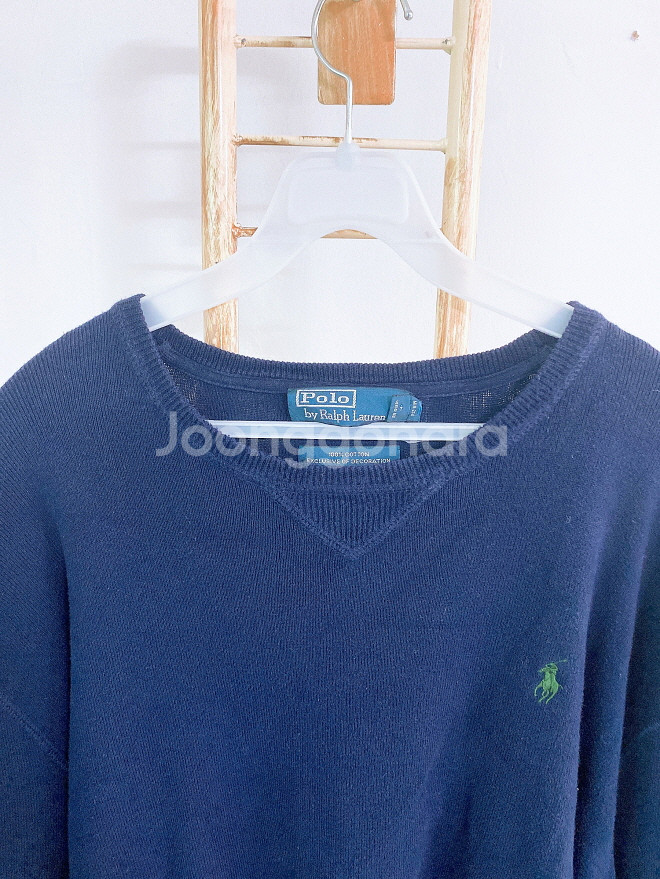 (남성110)폴로랄프로렌코튼100%루즈핏라운드긴팔니트--1