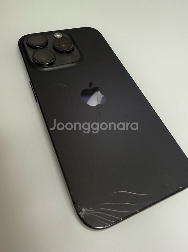 아이폰 15 pro 256gb 블랙티타늄 애플캐어플러스--3