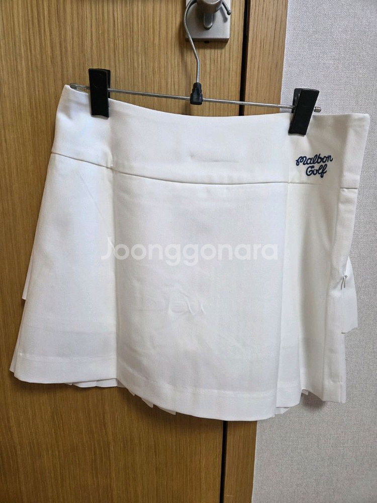 말본스커트 골프 여성 M 66사이즈 화이트/그린(완료)--5