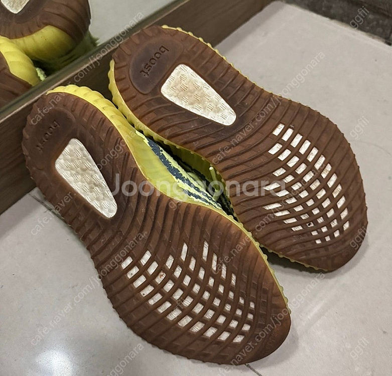 아디다스 이지 부스트 350 V2 프로즌 옐로우 판매--4