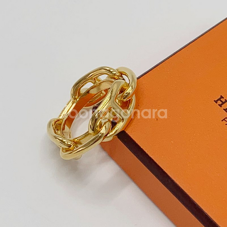 에르메스 리게이트 스카프 90 골드 NO.75--3