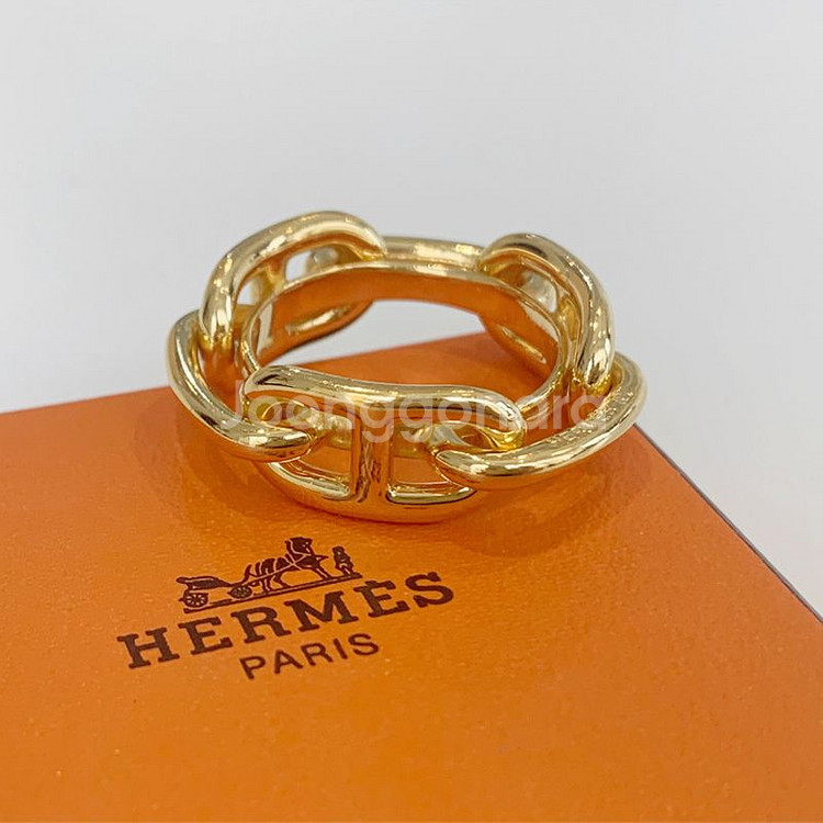 에르메스 리게이트 스카프 90 골드 NO.75--2