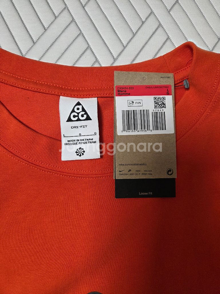 (새상품) 나이키 ACG 롱슬리브 US L--2