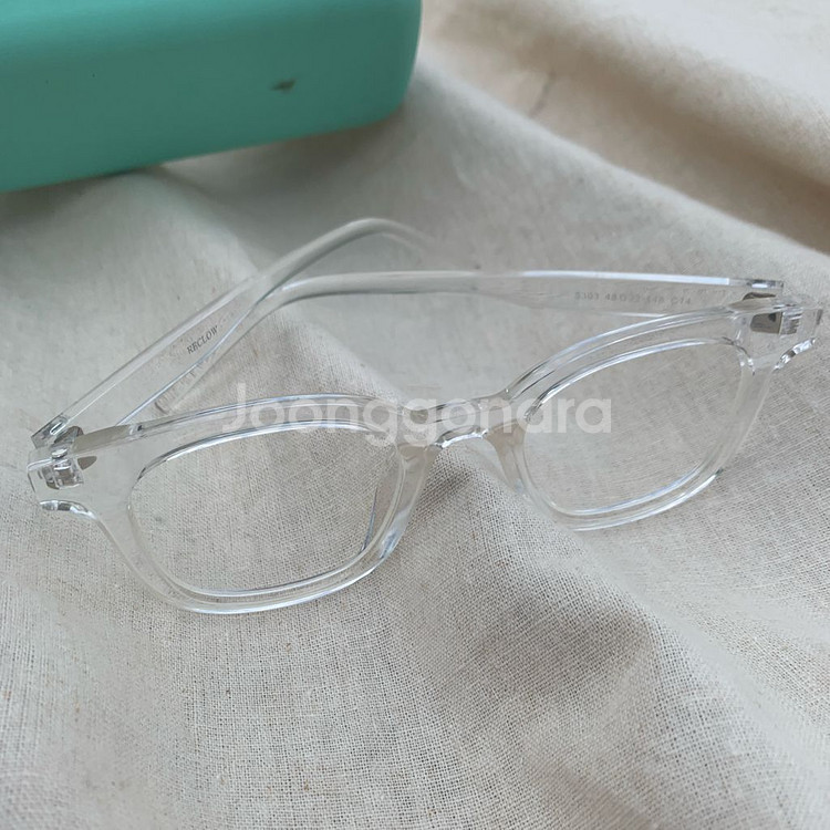 투명 안경테 뿔테--4