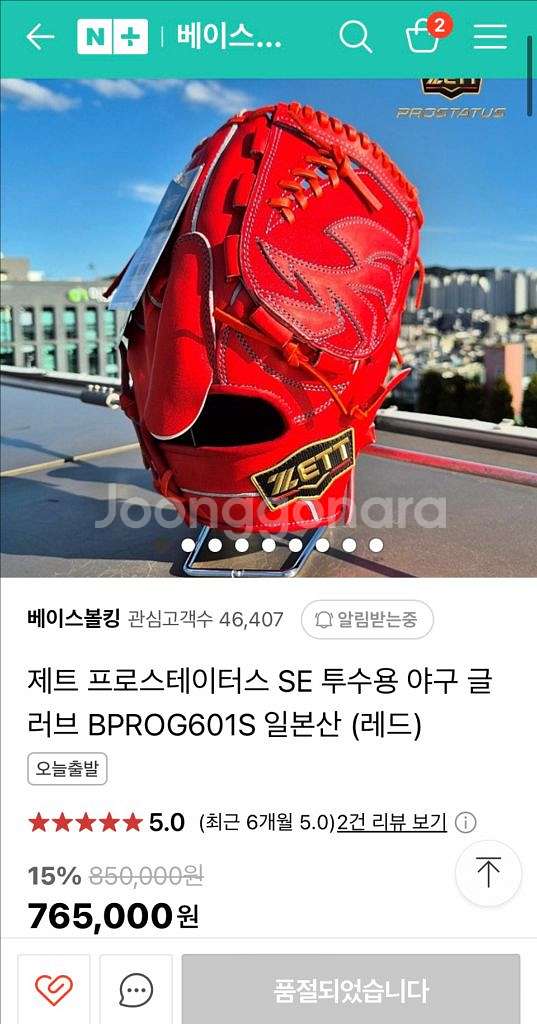 제트 프로스테이터스 12인치 글러브--5
