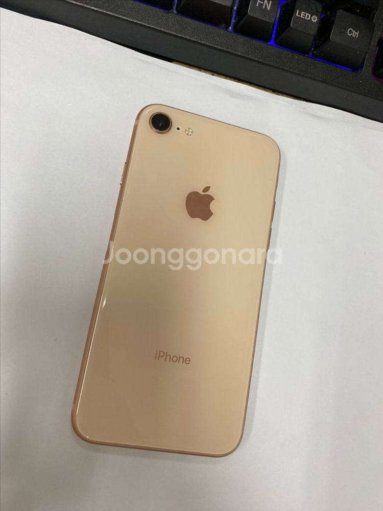 아이폰8 로즈골드 SSS급 64GB 배터리100%--0