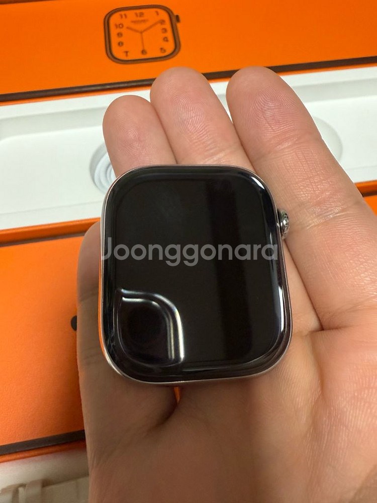 애플워치10 에르메스 애케플 SSS급 기기단품 풀박스--0