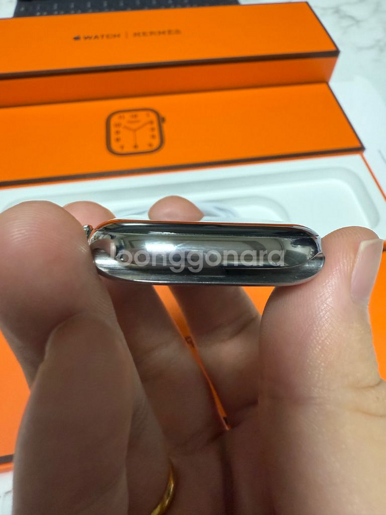 애플워치10 에르메스 애케플 SSS급 기기단품 풀박스--2