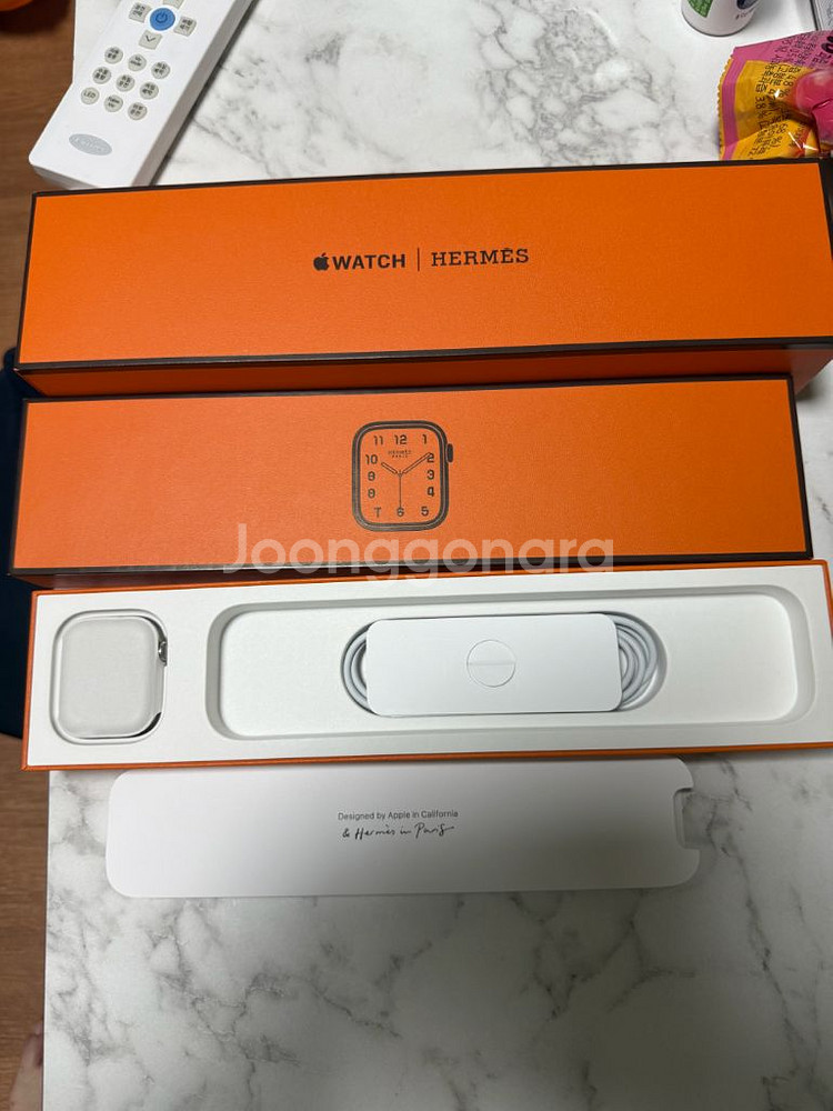 애플워치10 에르메스 애케플 SSS급 기기단품 풀박스--6