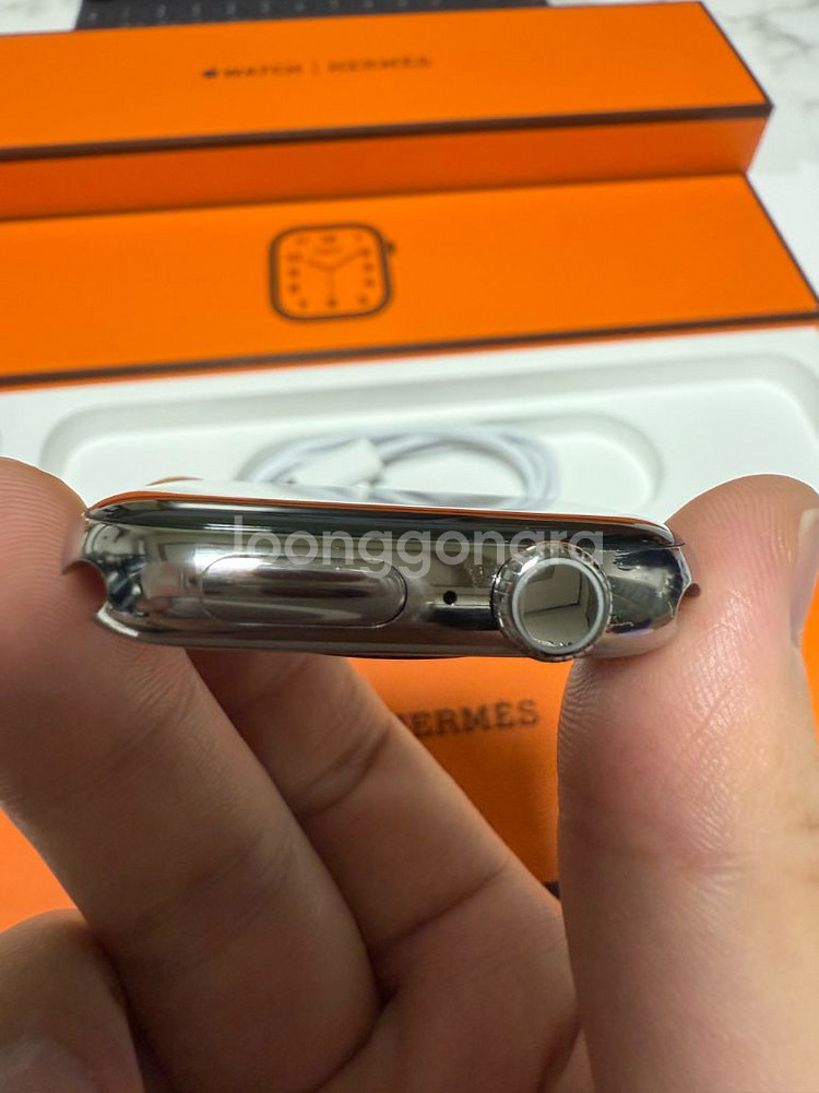 애플워치10 에르메스 애케플 SSS급 기기단품 풀박스--1