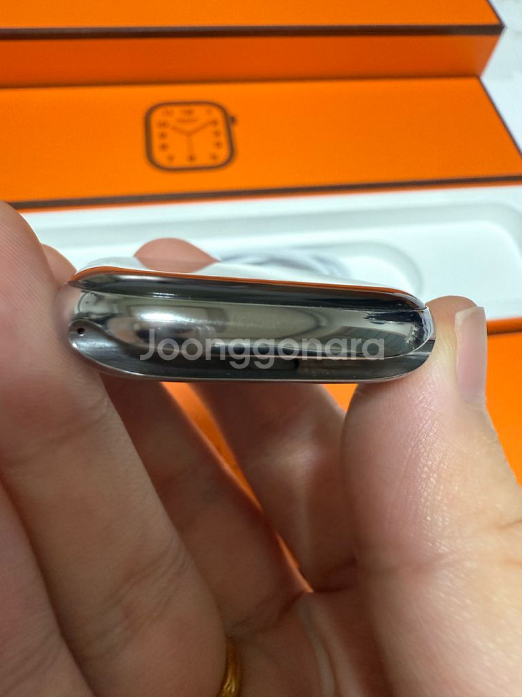 애플워치10 에르메스 애케플 SSS급 기기단품 풀박스--4