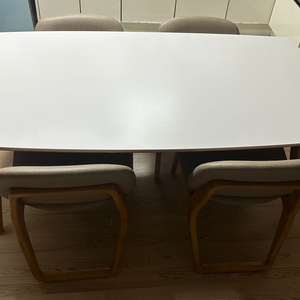 보니애 세라믹 식탁 의자 세트