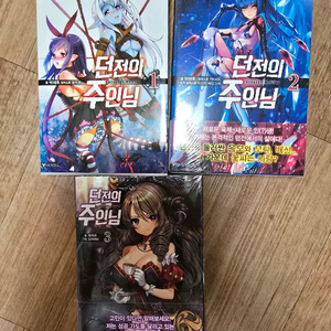 라노벨 던전의 주인님 1~3 미개봉,초판포함