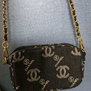 샤넬데님토트백