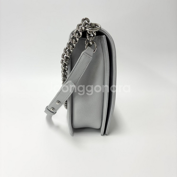 샤넬 보이백 캐비어 은장 라지--3