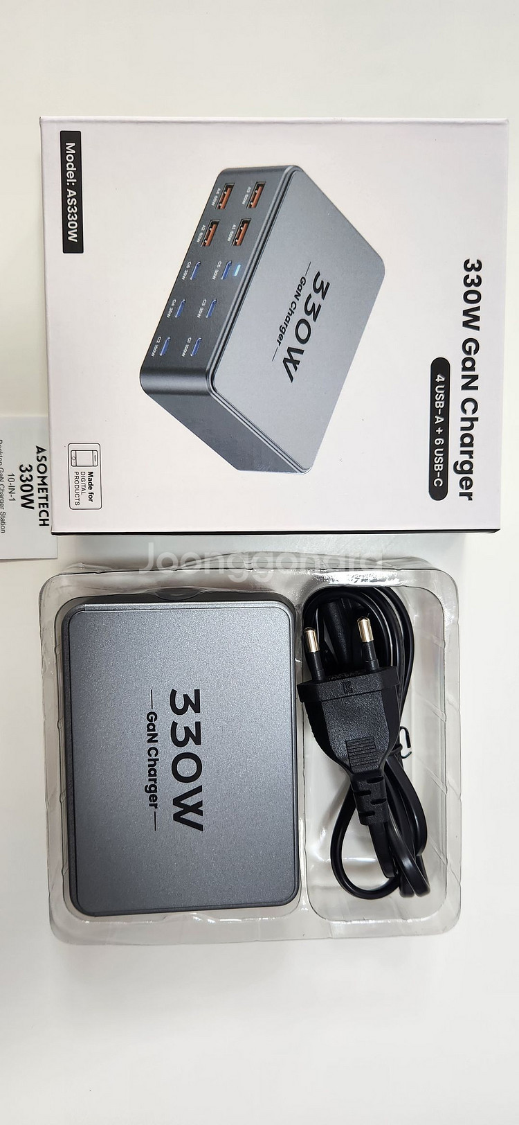 TOPZERO 330W GaN 고속충전 멀티충전기 10--0